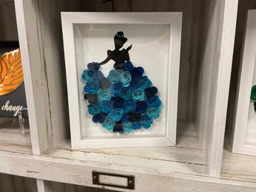 Princess shadowbox (blue)